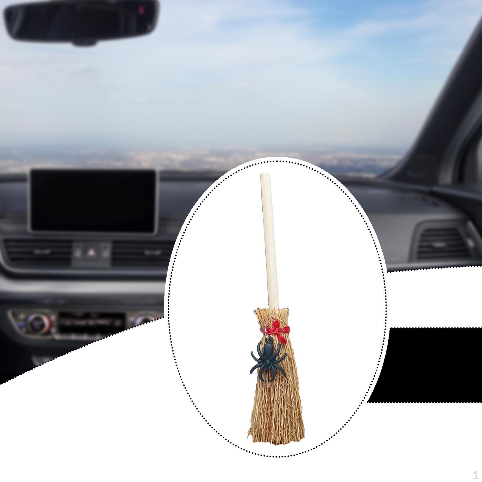 

Хэллоуин Декор Мини Метла Миниатюрная Машина Подвеска для Зеркала Заднего Вида для Кукольного Домика Araneid