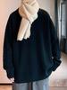 Men's Loose Fit Cable Knit Crew Neck Sweater - Retro Hong Kong Style Autumn/Winter Knitwear