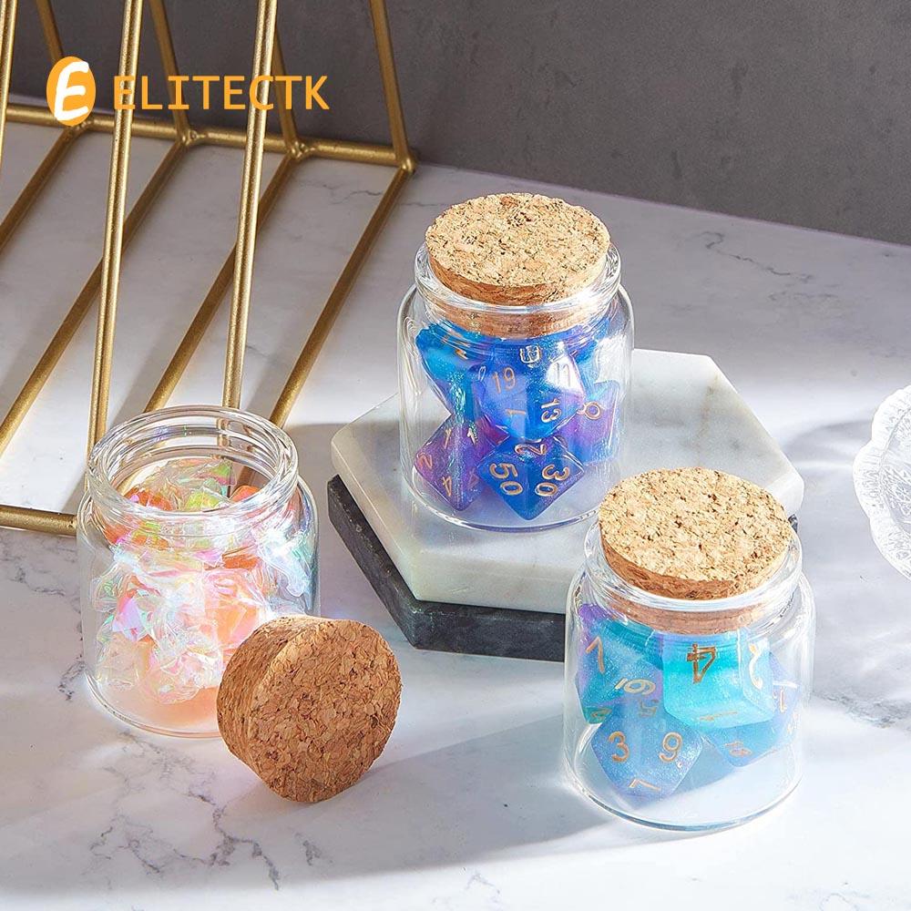 24er-Pack kleine Glasflaschen mit Korken, 50 ml / 1,7 oz, Kleine Glasgefäße Zaubergläser Klare Trankflaschen Mini-Glasflaschen mit Korken