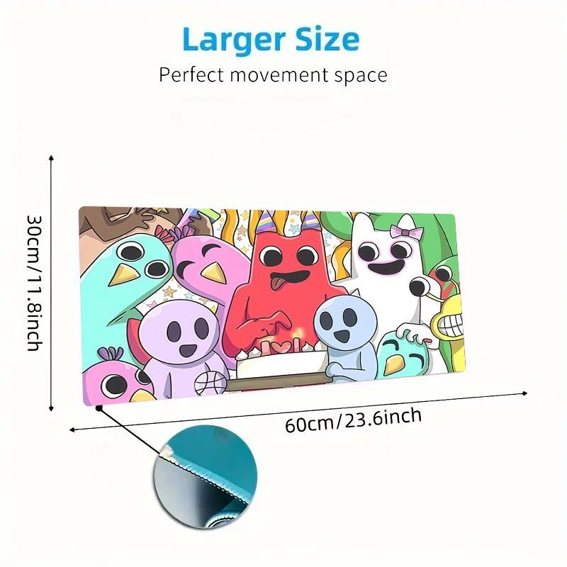 Garten of Banban Print Cushion Non-slip Laptop Tablet Big Mousepad XXL Mat Mini PC Playmat With Lock Edge