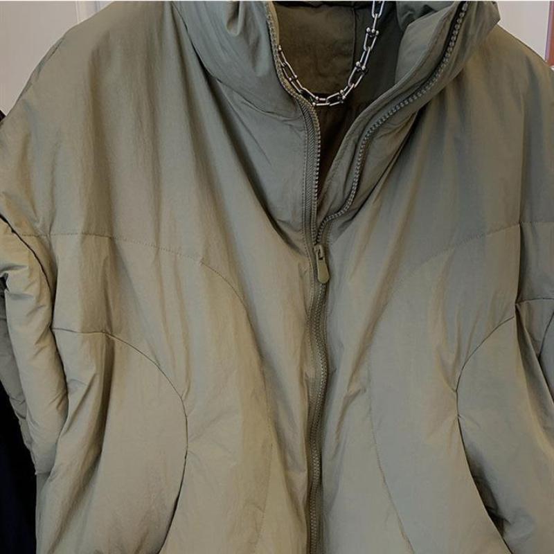Stand Neck Solid Color Sleeveless Women Parkas Korean Autumn Loose Casual Cotton Coat Zipper Design Sense Female Vest Jacket