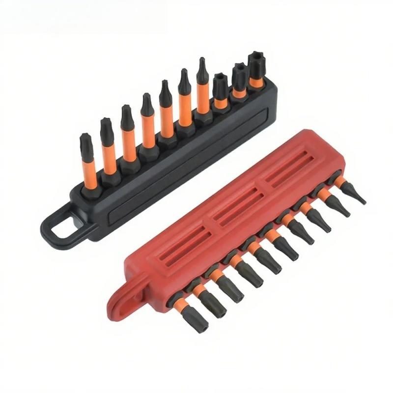Screwdriver Bit Storage Organizer Screwdriver Bit Rack Plastic Drill Bits Storage Case Drill Bit Storage Clip Tool Accessories