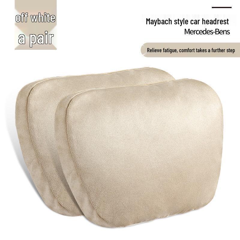 Mercedes-Maybach Car Headrest Pillow: Lumbar and Neck Support with Moisture-Wicking Protection