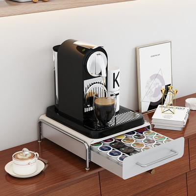 Kaffeekapsel-Aufbewahrungsregal, Wasserbar, Kaffeemaschine, Basisschublade, große Kapazität, Ins Wind Desktop, Teebeutelsortierung