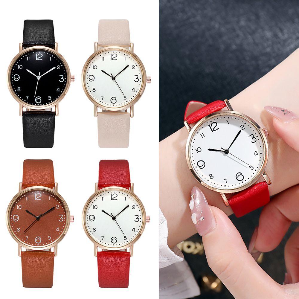 Gift Simple Style Leather Belt Watches Quartz Watch Women Watch Quartz WristWatch Casual Exquisite