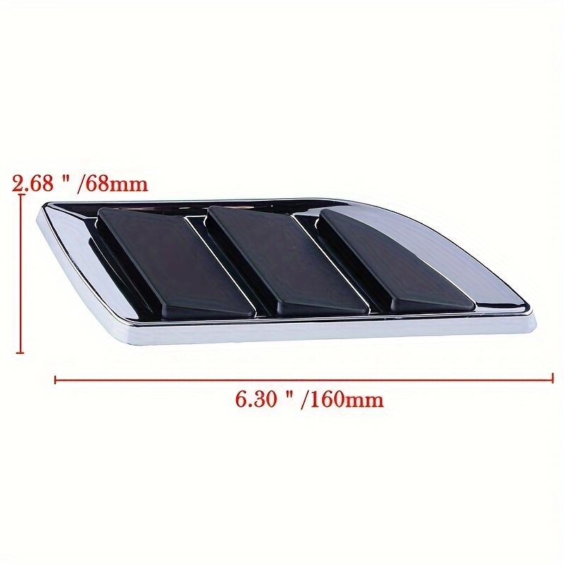 1 Pair Car Side Fenders, Vents, Airflow Spoilers, Racing Air Intakes, Exhaust Outlets, Wing Covers, Shark Gills Shapes, Decorative Stickers
