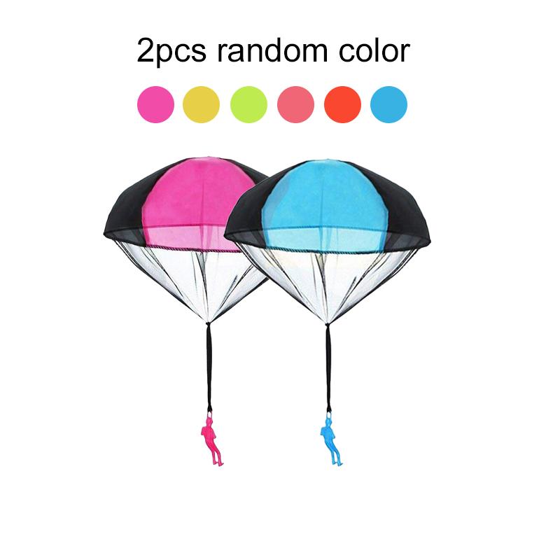 

2/4pcs Mini Hand Throwing Parachute for Kids Outdoor Novel Funny Toys Game Educational Flying Sport Unique Boy Girl Gift TMZ OneSize