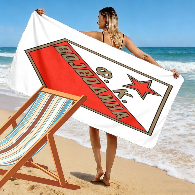 Vojvodina Roots Print Beach Towel, Large Soft Quick Dry Towel for Beach Camping Swimming