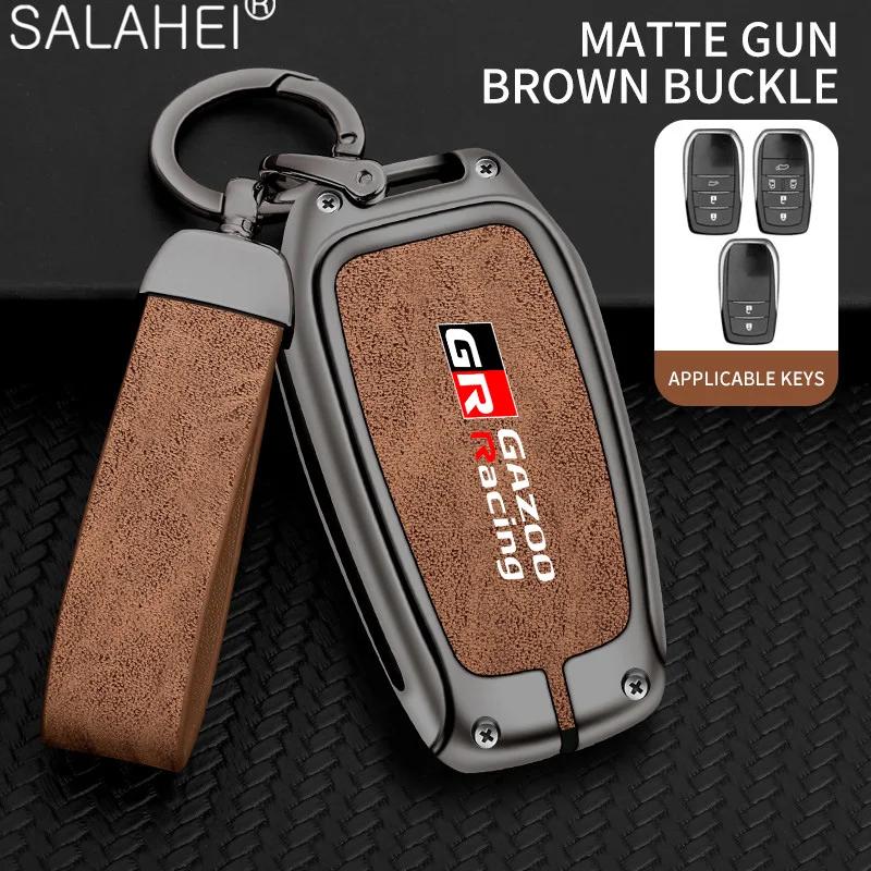 

Zinc Alloy Car Key Case Protection Covers Shell For Toyota GR Gazoo Racing GR 86 Supra Yaris RAV4 Prius Corolla C-HR Camry Auris