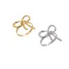 Elegant Gold Bow Tie Napkin Ring - Chic Wedding Table Accessory