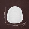 Japanese Ceramic Daruma Sauce Dish Seasoning Dish Small Plate Cone Incense Tray Cone Insences Burner Holder Home Desk Decor