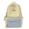Children's Schoolbags  Girls' Junior High School Students' Plaid Backpacks