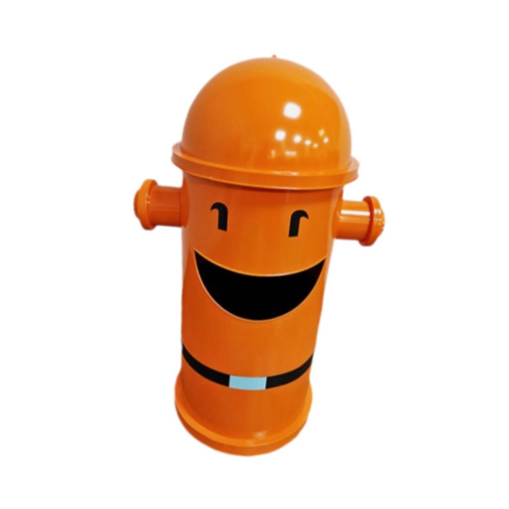 Fire Hydrant Trash Can Metal Waste Bin for Household Indoor Outdoor Kitchen