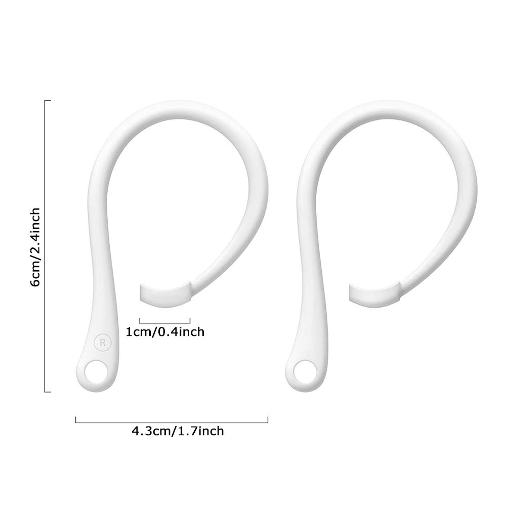 Silicone Protector Earhooks For Apple AirPods 1 2 3 Pro Eartips Secure Ear Hook Fit Hooks Wireless Earphone Protective