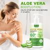 Aloe Vera Face & Body Cream - Soothes Skin Irritations and Burns, Moisturizes Skin and Improves Skin Tone - Hydration for Dry Skin,300ml
