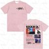 Rapper Maka Aura 2025 Tour Merch T Shirts Men Women Fashion Vintage Street T-shirt Casual Short Sleeve T Shirt Streetwear