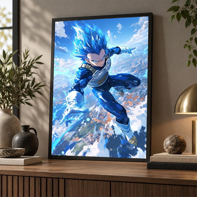 5D Diamond Painting Dragon Ball Vegeta DIY Full Drill Diamond Art Kit Home Decoration