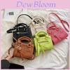 Trendy Mini Handbag For Girls Chic Pu Leather Shoulder Bag Stylish Daily Accessory