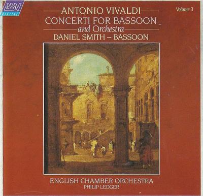 CD VIVALDI - Bassoon Concertos Vol 3  CDDCA662 ASV UK Classical Used