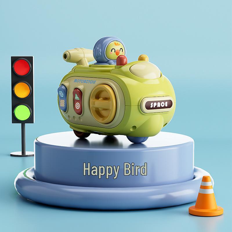 Children s Whistle Toy Car: Durable Inertial Cartoon Car for Multi-play