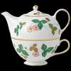 Wedgwood Wild Strawberry One-Person Tea Set