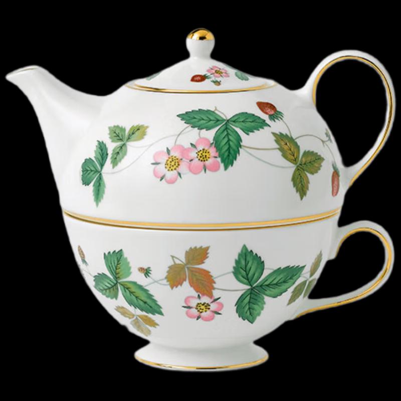 Wedgwood Wild Strawberry One-Person Tea Set