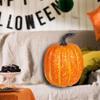Piankowy Dynia Realistyczna Dekoracja Halloween Dynia na Święto Dziękczynienia Dynia Żniwna Dekoracyjna Dynia na Kominek Kuchnia Impreza Kominek Stół