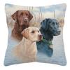 German Shorthaired Pointer Dog Yellow Labrador Cushion Cover Home Decorative Sofa Throw Pillow Case