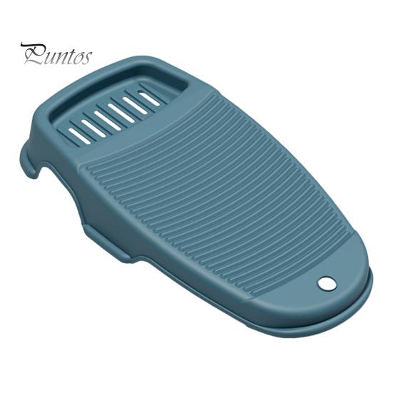 Household Hand Washing Board with Soap Sinks Drainage Holes Non-Slip Design Reinforced Bottom Portable Laundry Tool