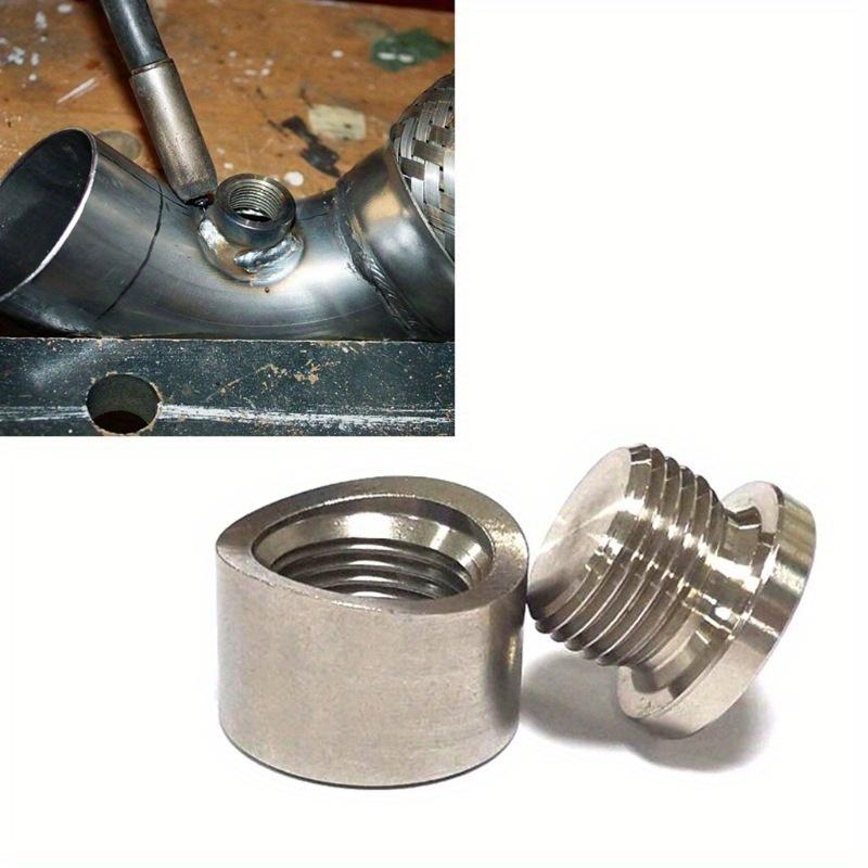 Oxygen Sensor Bung Stainless Steel Plug Wideband Nut Weld Bung M18x15 for Car Accessories