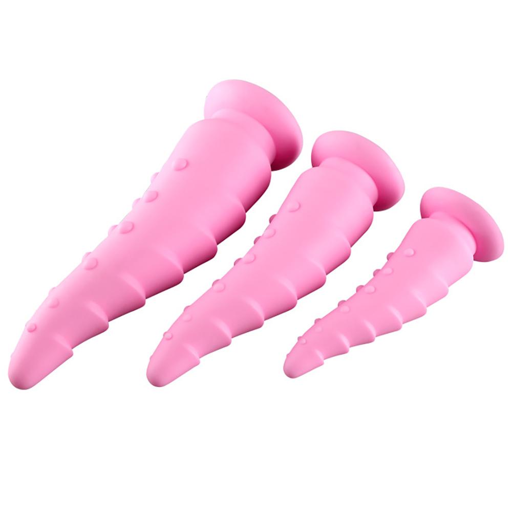 Silicone Dildo Anal Plug Soft Penis Anal Dilator Phallus Suction Cup Stimulate Vagina Anus Male Masturbator Sex Toy Sex Products