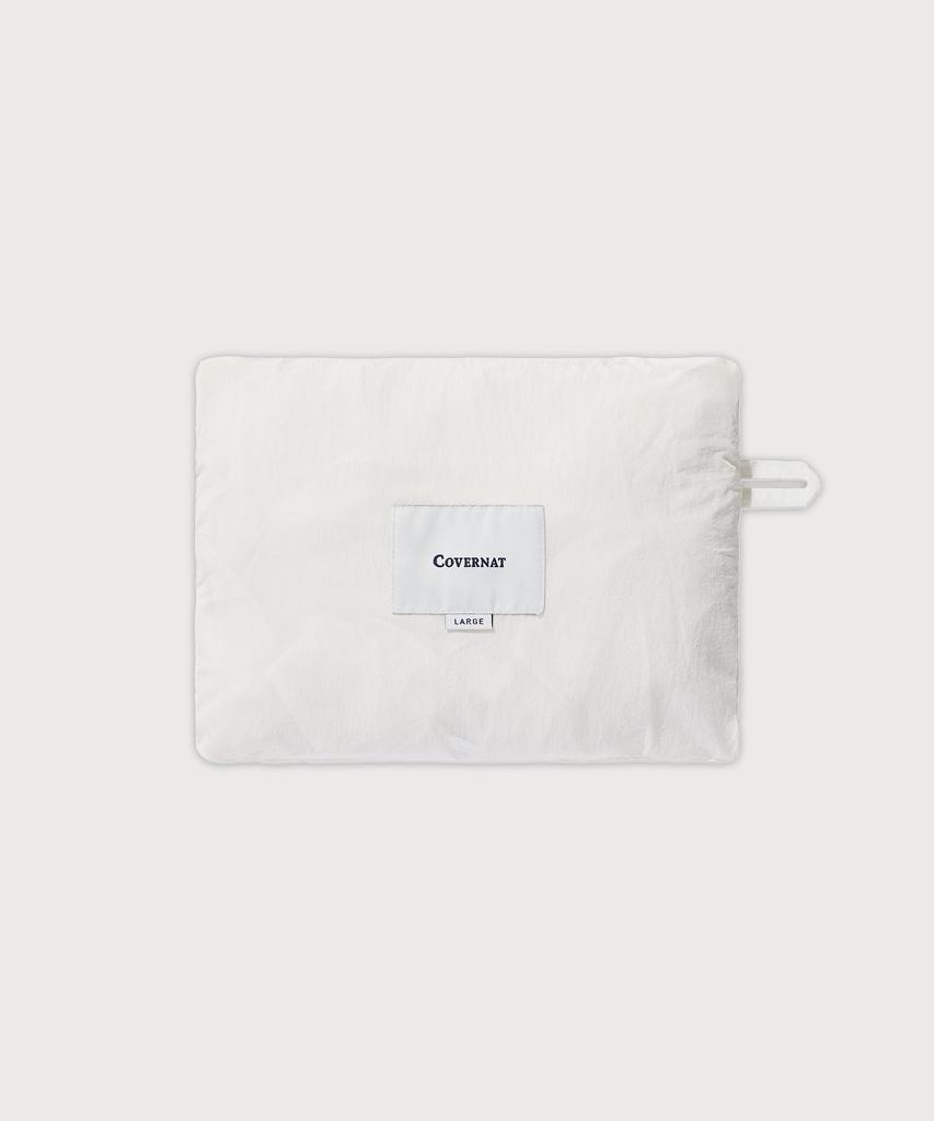 Covernat Packable Lightweight Windbreaker Jacket White