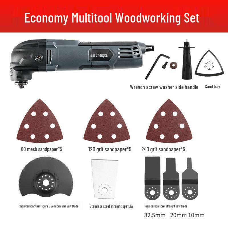 Universal Multi-Tool: Woodworking Edge Trimmer, Slotting, Cutting, Grinding & Electric Saw