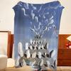 Artist S-Salvador D-Dali Throw Flannel Throw Blanket, Lightweight Cozy, Durable Washable cute Cool