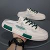 Summer New Men Breathable Casual Shoes Designer Originality Elastic Band Versatile Flats Shoes Half Slippers Male Sandals Tenis