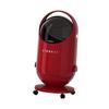 20L Hoher Mülleimer mit Schwingdeckel und Schwenkrädern, Ergonomischer Griff, Doppellagiges PP PC