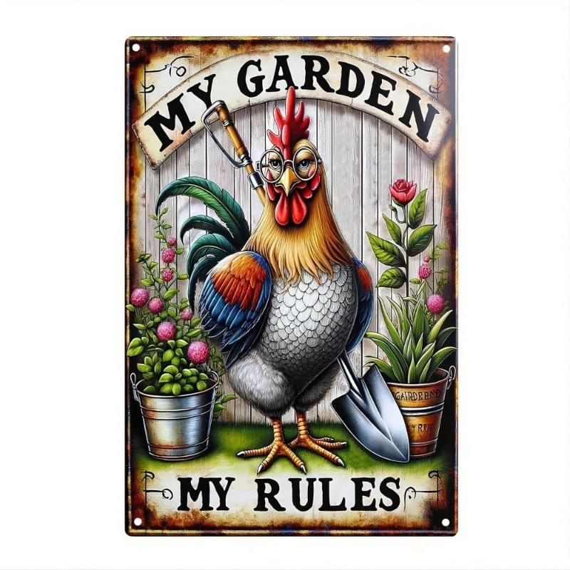 Decorative Metal Wall Sign 20x30cm