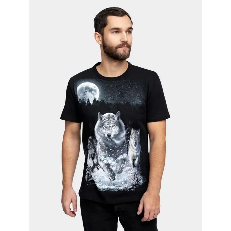 Summer Round Neck 3D Animal Print Top Fashionable Casual Short Sleeved Men's T-shirts