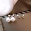 925 Sterling Silver Pearl Stud Earrings - New Autumn/Winter 2022 Korean Style