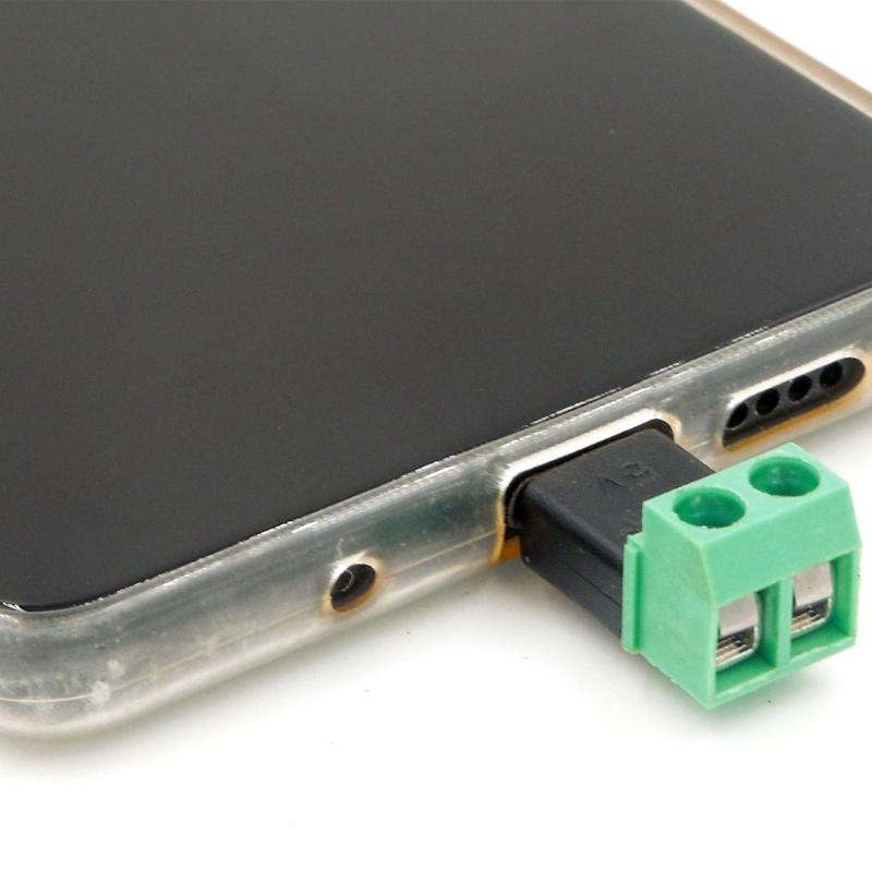 5V Power Adapters MicroUSB Male To 2Pin Terminals Charging Cable For Electronics Gadgets Accessories