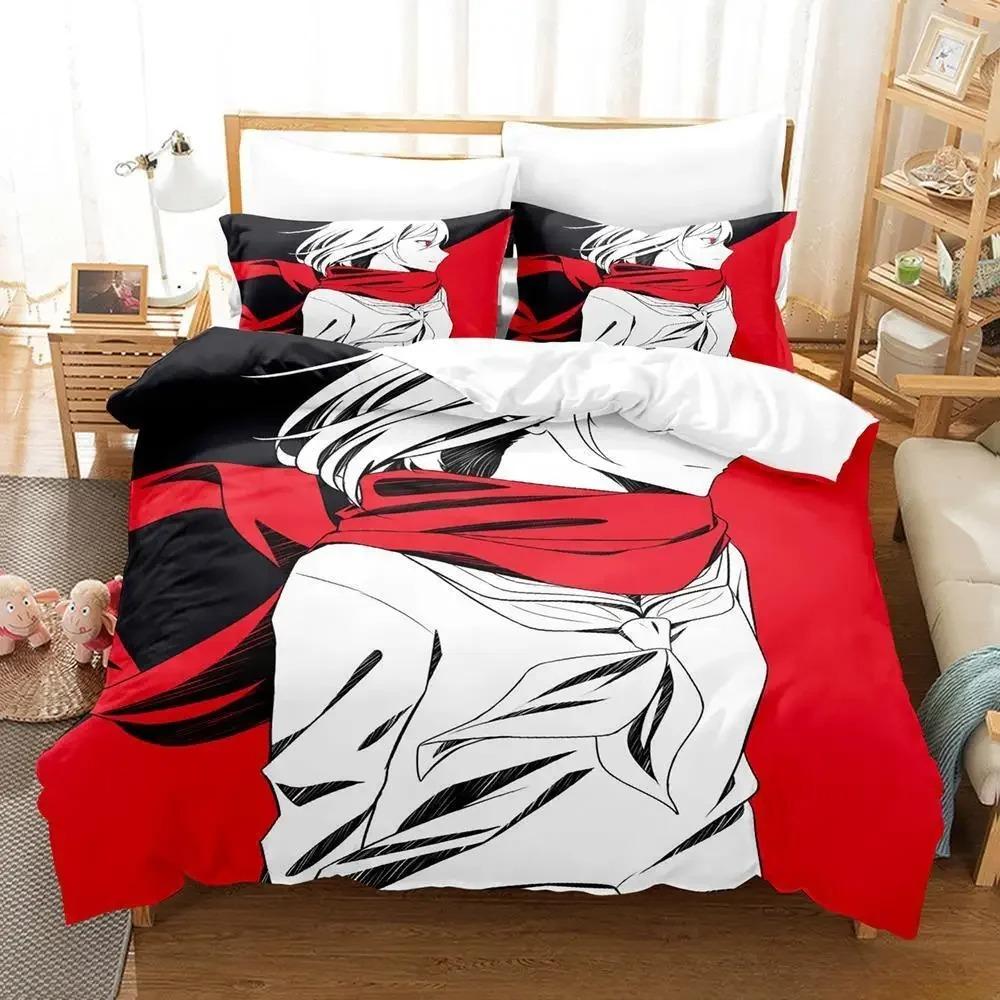 Kagerou Project Bedding Set Cartoon Anime Three-piece Set Adult Kid Bedroom Duvet Cover Sets 3D Kawaii Impression Textile