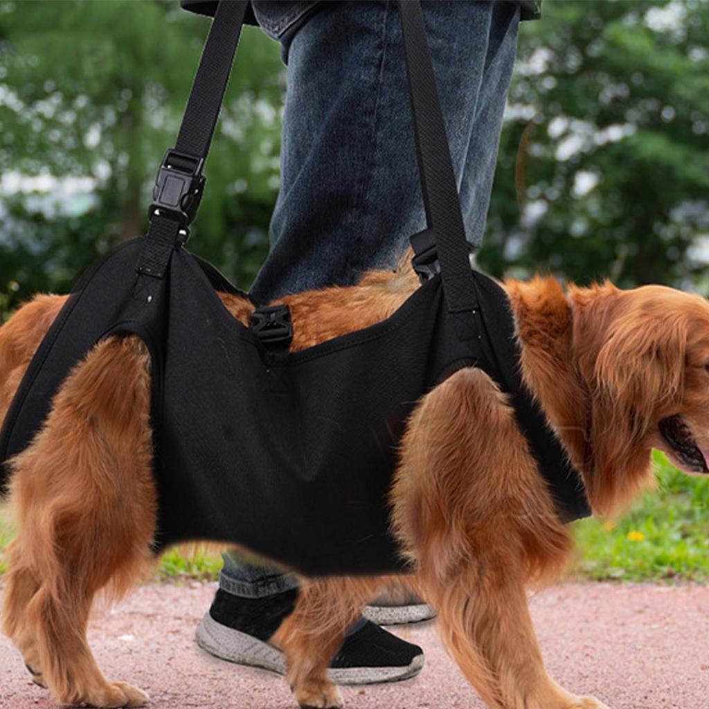 Dog Carrying Harness Pet Support Harness Puppy Rehabilitation Lift Vest Adjustable Strap Handle For Joint Injuries Senior Dogs