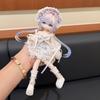 6-Piece BJD Doll Outfit Set Ob11 11-17cm Articulated Dolls Purple Moon Whisper Theme Cotton Fabric
