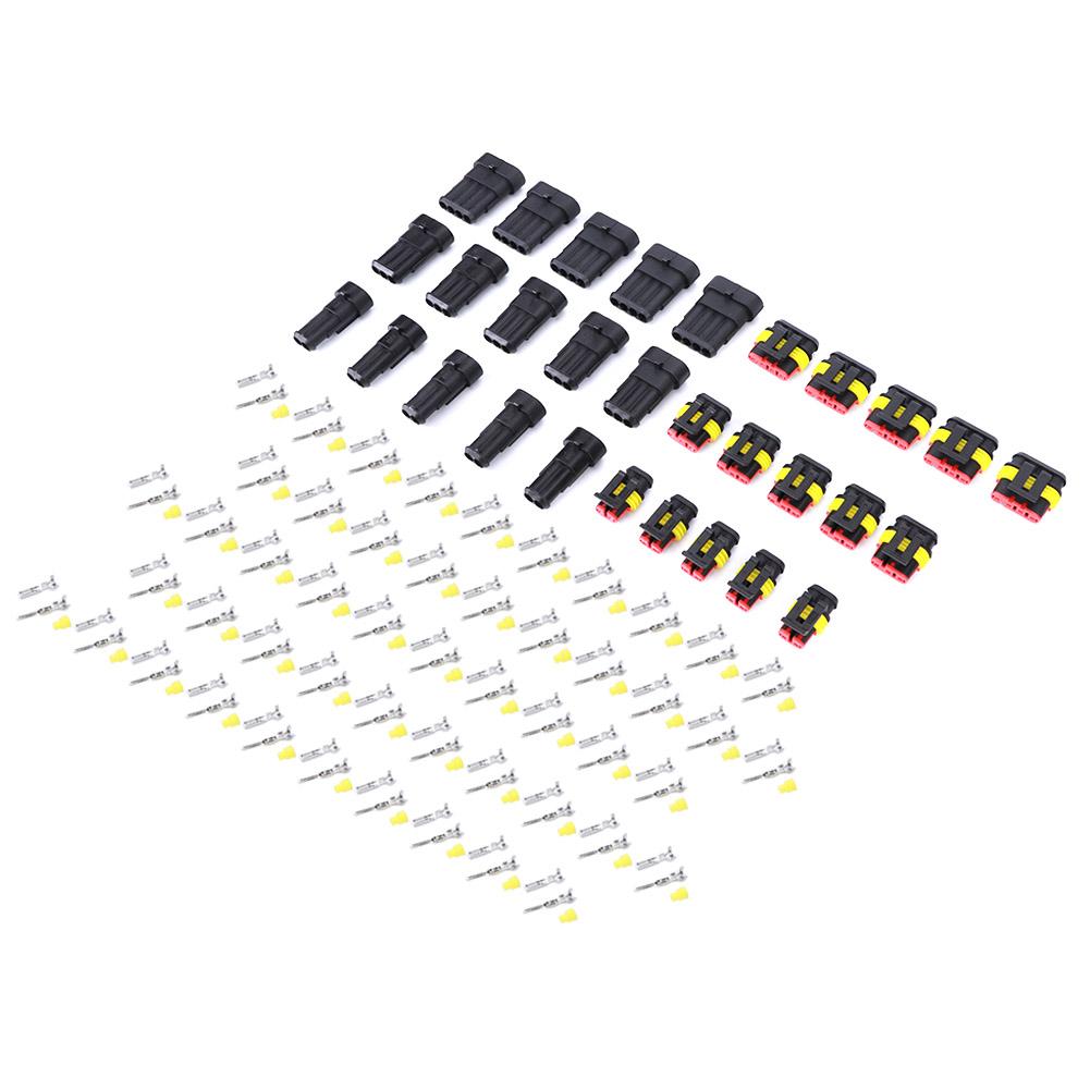 

15 Sets Automotive Waterproof Connector 1.5 Series Terminals Water Resistend Sokets Adapter