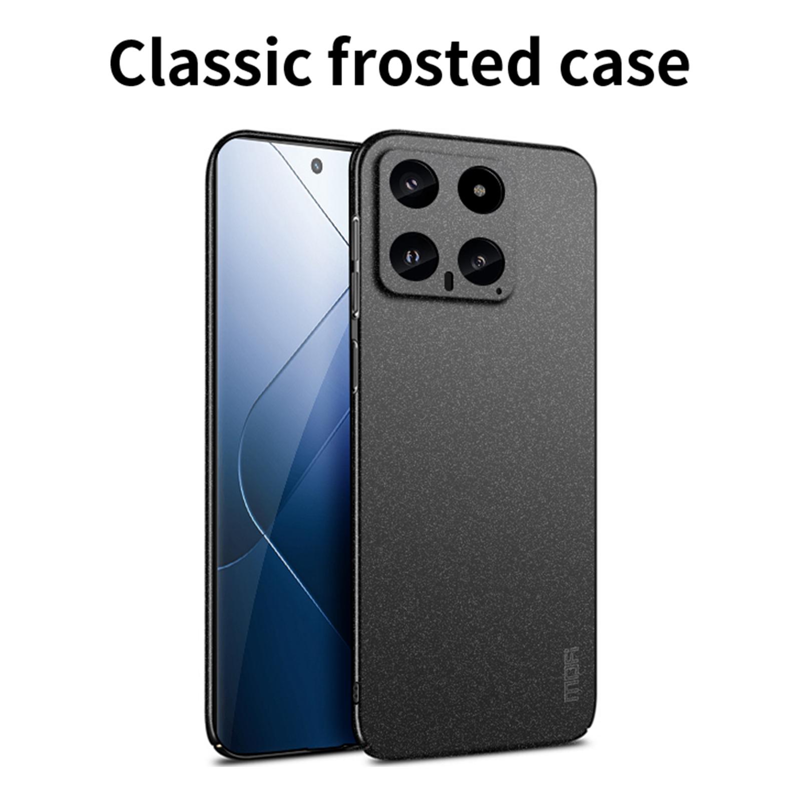 

MOFI Shield Matte Series for Xiaomi 14 Case Shockproof Hard PC Back Shell Cover Black
