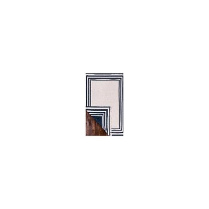 Tapis kilim BERBU REVERSIBLE Ecru Chambre Coton - UNAMOURDETAPIS - Rectangulaire - Gris - Salon - Intérieur