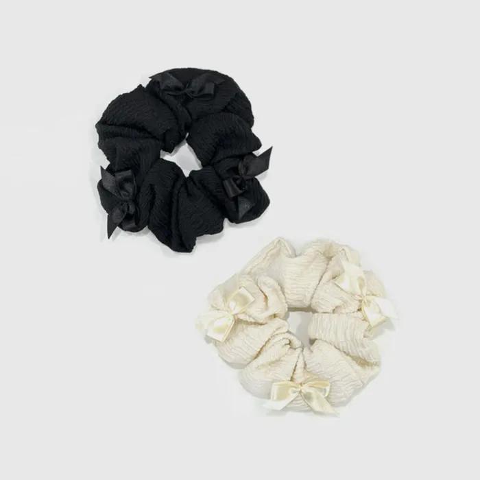 Baby Ribbon Point Scrunch(2color)