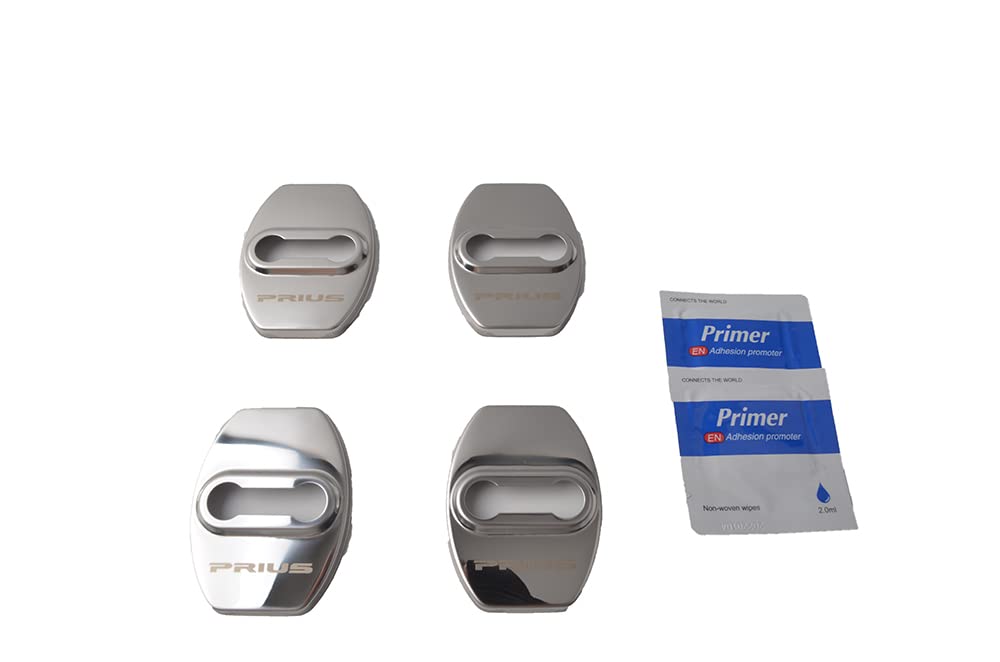 Prius 30 Series 40 Series 50 Series Door Striker Stainless Steel Cover Metallic Custom