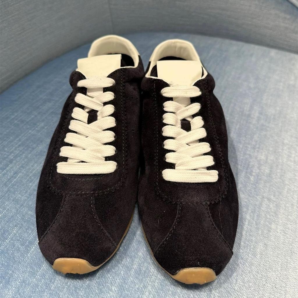 Schafsleder-Version~ Retro Schnürschuhe leichte Freizeitsportschuhe Forrest Gump Schuhe Damen 2025 neu vielseitig flachsohlige deutsche Trainingsschuhe