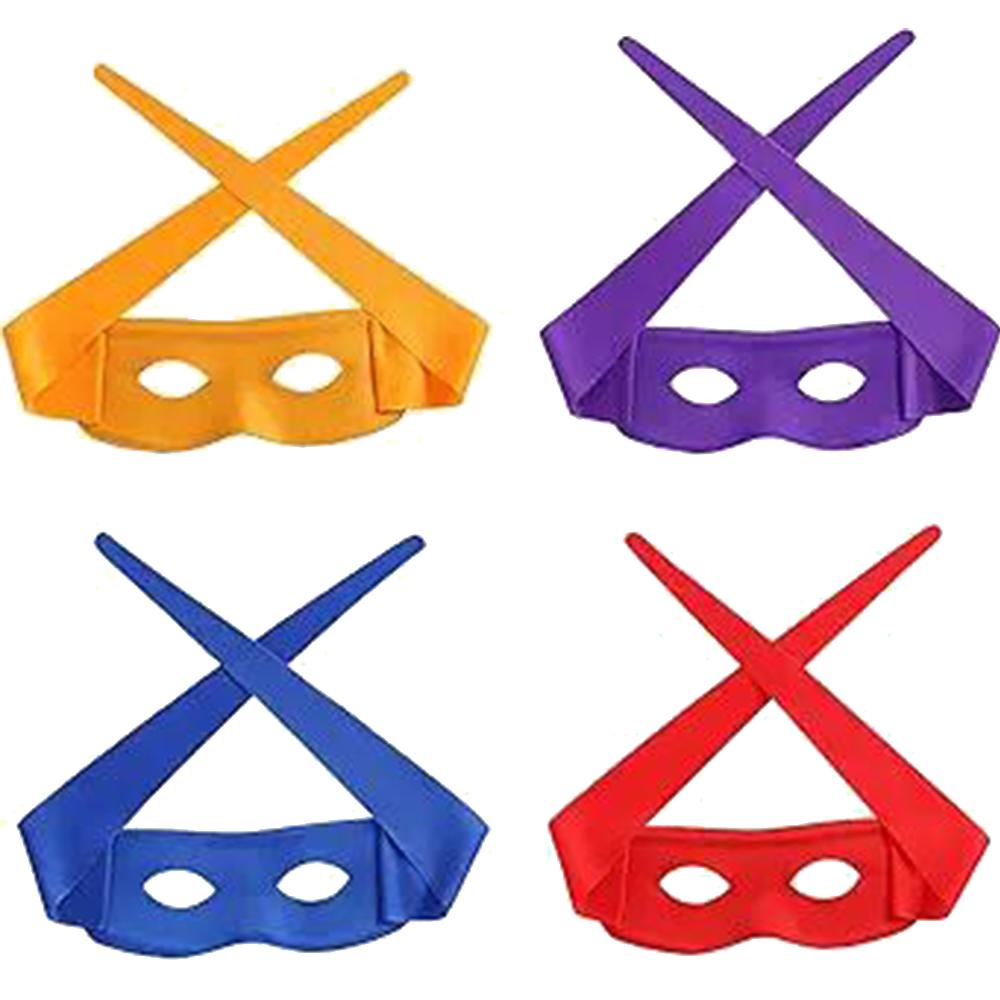 

4 Pieces Pvc Ninja Eye Mask For Halloween Costume Party Dressing Up Accessories
